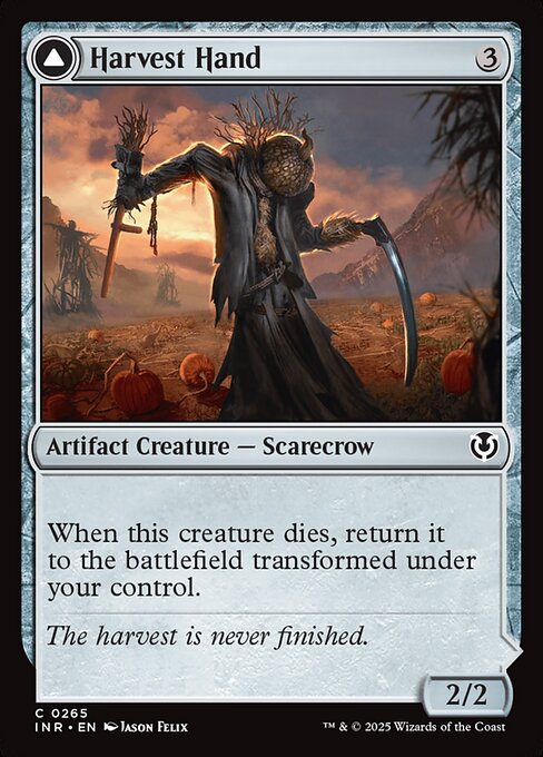 Harvest Hand // Scrounged Scythe - FOIL