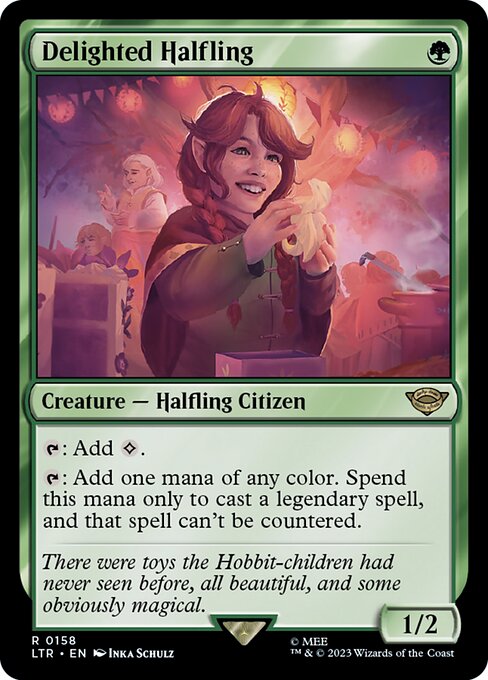 Delighted Halfling - FOIL