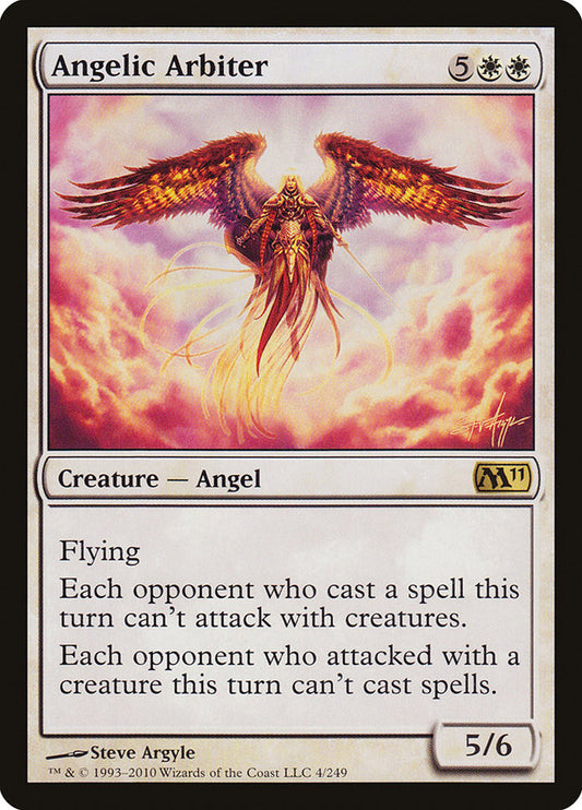 This Is An Image Of The Magic The Gathering Card Angelic Arbiter From The Set Jumpstart - Designed By Artist Steve Argyle
