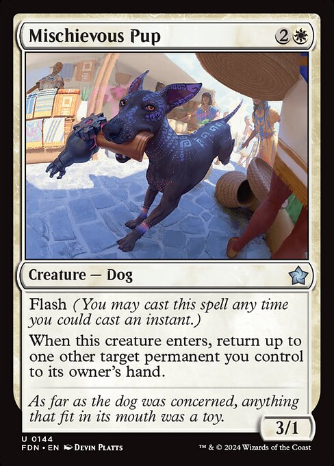 Mischievous Pup - FOIL