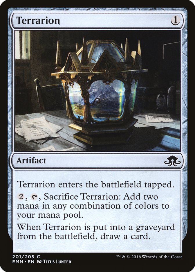 This Is An Image Of The Magic The Gathering Card Terrarion From The Set Jumpstart - Designed By Artist Titus Lunter