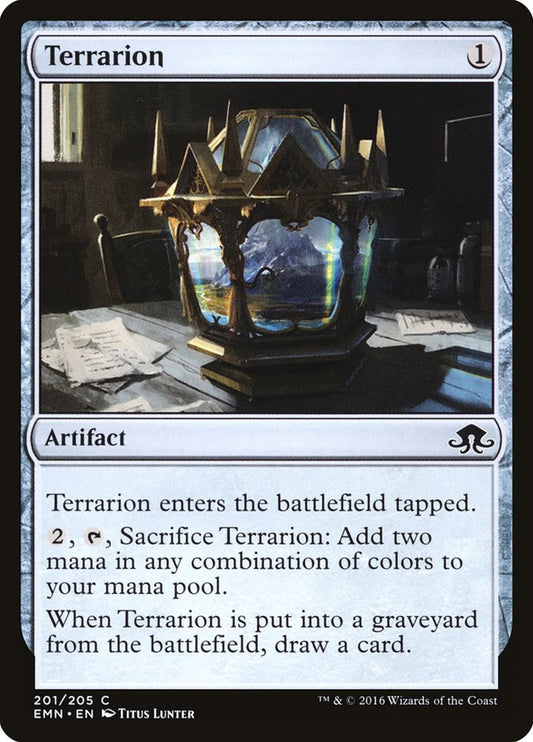 This Is An Image Of The Magic The Gathering Card Terrarion From The Set Jumpstart - Designed By Artist Titus Lunter