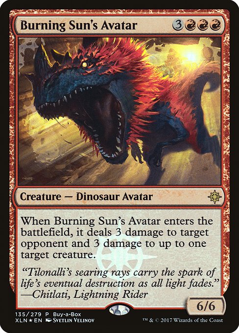 Burning Sun's Avatar - FOIL