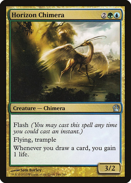 This Is An Image Of The Magic The Gathering Card Horizon Chimera From The Set Commander 2016 - Designed By Artist Sam Burley