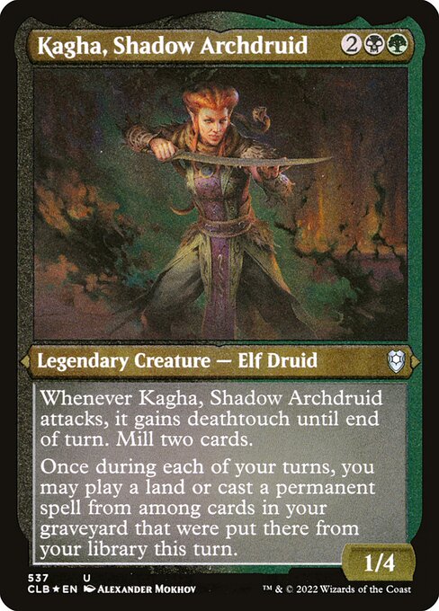 Kagha, Shadow Archdruid - FOIL