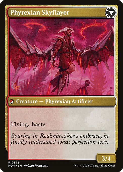 Harried Artisan // Phyrexian Skyflayer - FOIL