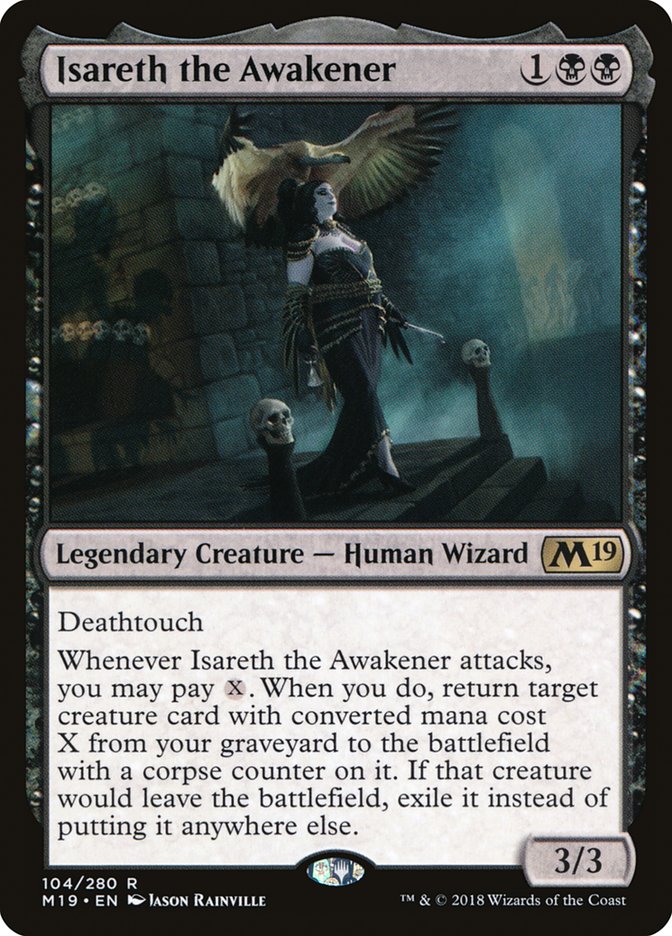 This Is An Image Of The Magic The Gathering Card Isareth the Awakener From The Set Commander Masters - Designed By Artist Jason Rainville