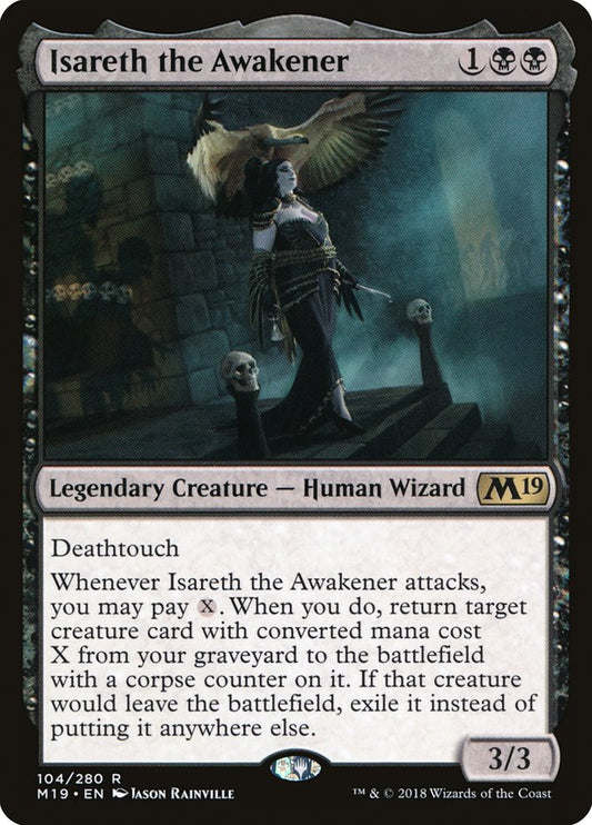 This Is An Image Of The Magic The Gathering Card Isareth the Awakener From The Set Commander Masters - Designed By Artist Jason Rainville