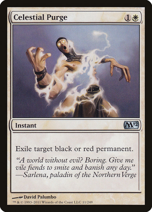 This Is An Image Of The Magic The Gathering Card Celestial Purge From The Set Modern Masters 2015 - Designed By Artist David Palumbo