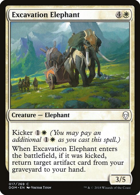 Excavation Elephant - FOIL