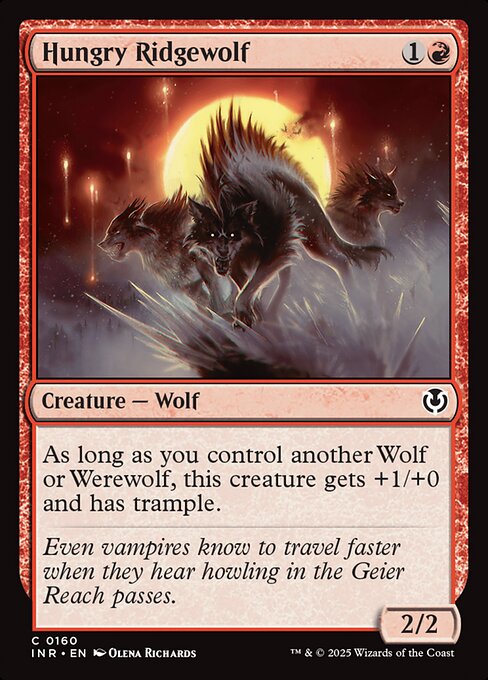 Hungry Ridgewolf - FOIL