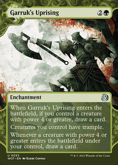 Garruk's Uprising - FOIL