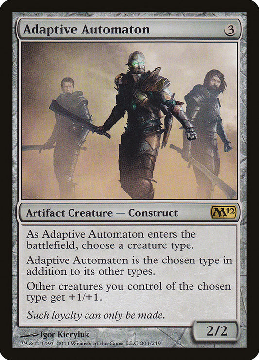 This Is An Image Of The Magic The Gathering Card Adaptive Automaton From The Set Foundations - Designed By Artist Igor Kieryluk