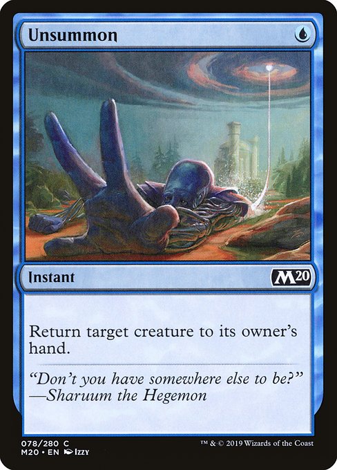 Unsummon - FOIL