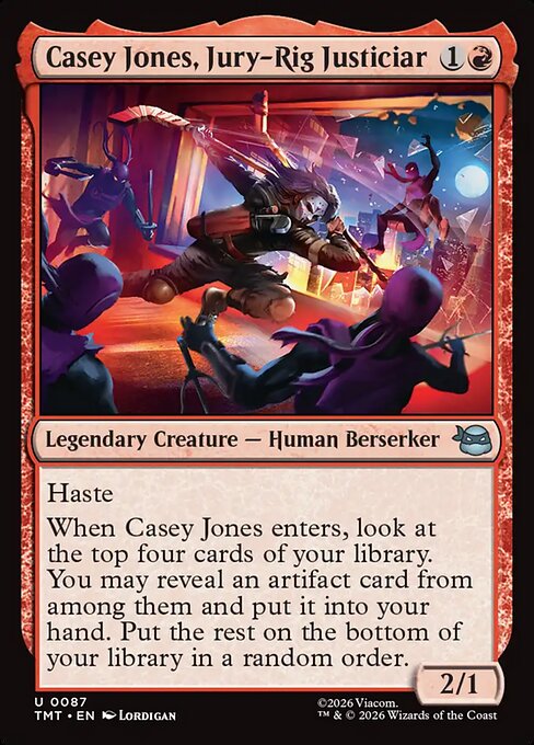 Casey Jones, Jury-Rig Justiciar - FOIL