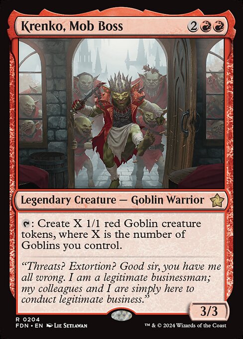 Krenko, Mob Boss - FOIL
