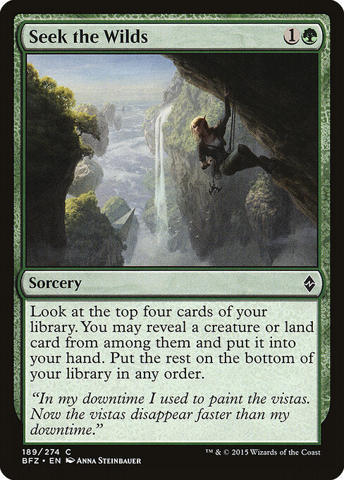 Seek the Wilds - FOIL