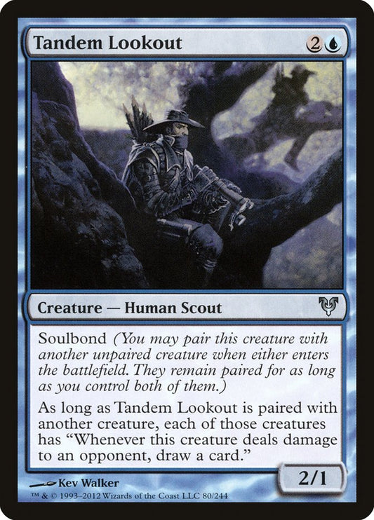 This Is An Image Of The Magic The Gathering Card Tandem Lookout From The Set Modern Masters 2017 - Designed By Artist Kev Walker