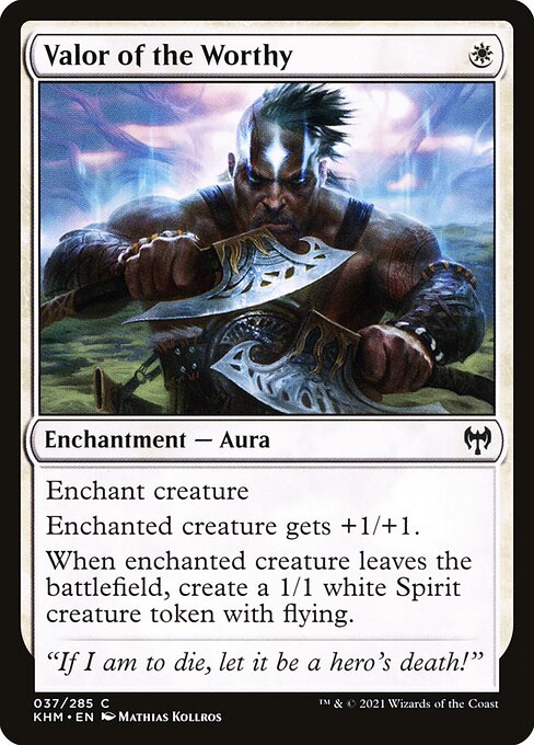 Valor of the Worthy - FOIL