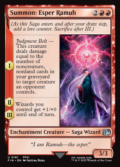 Summon: Esper Ramuh - FOIL