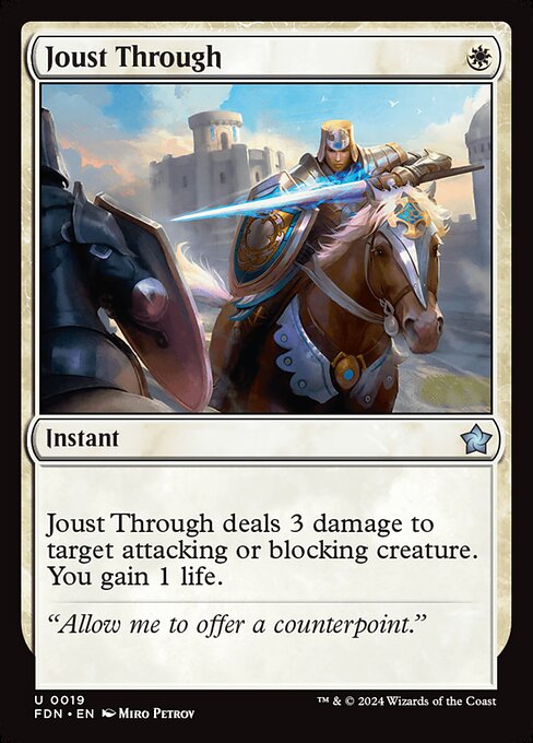 Joust Through - FOIL