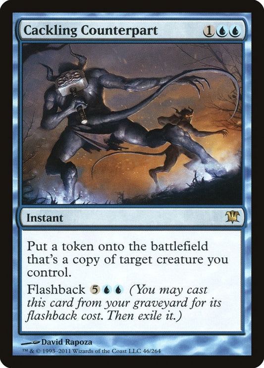 This Is An Image Of The Magic The Gathering Card Cackling Counterpart From The Set Innistrad Remastered - Designed By Artist David Rapoza