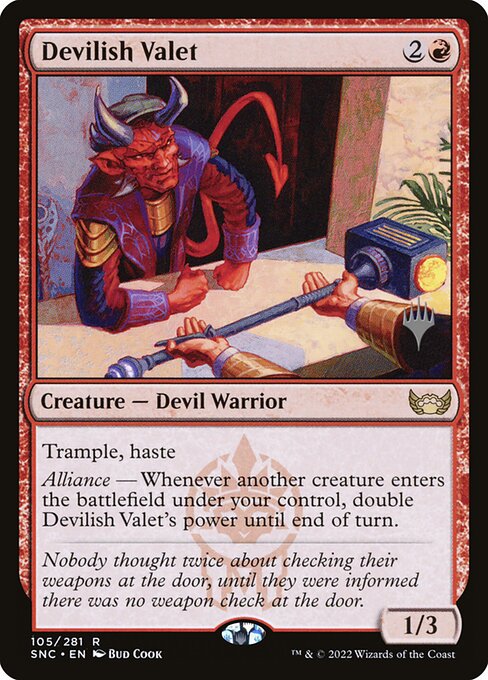 Devilish Valet - FOIL
