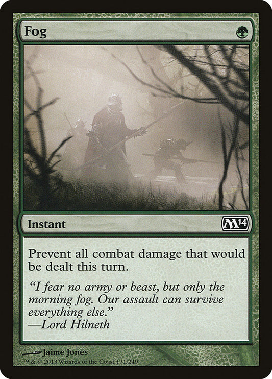 This Is An Image Of The Magic The Gathering Card Fog From The Set Eternal Masters - Designed By Artist Jaime Jones