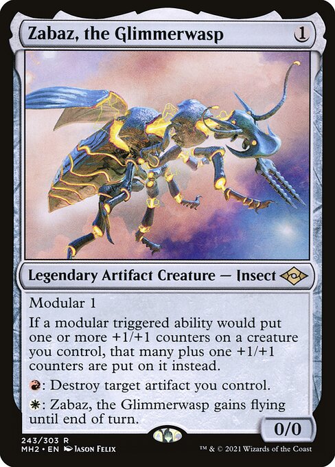 Zabaz, the Glimmerwasp - FOIL