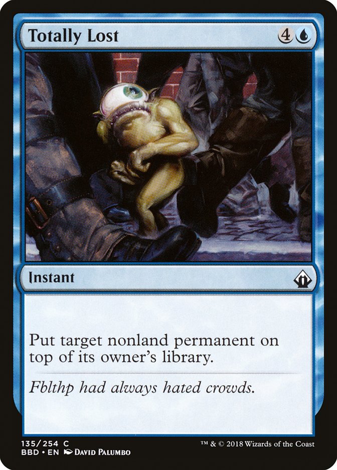 This Is An Image Of The Magic The Gathering Card Totally Lost From The Set Ravnica Remastered - Designed By Artist David Palumbo
