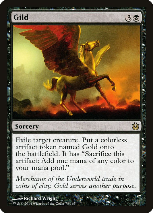This Is An Image Of The Magic The Gathering Card Gild From The Set Commander 2015 - Designed By Artist Richard Wright