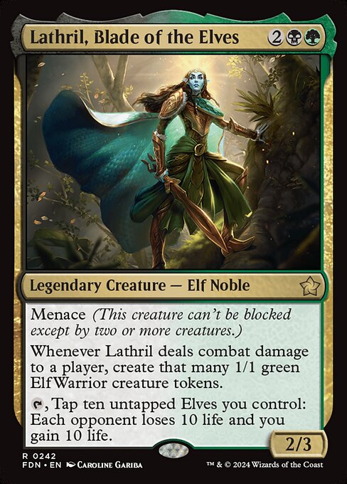 Lathril, Blade of the Elves - FOIL