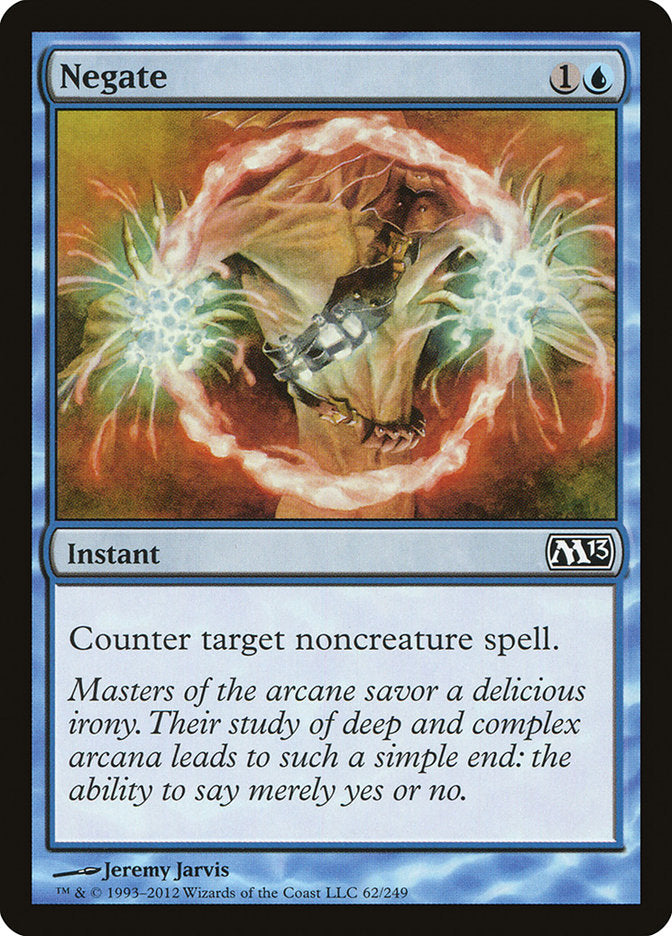 This Is An Image Of The Magic The Gathering Card Negate From The Set Foundations - Designed By Artist Magali Villeneuve