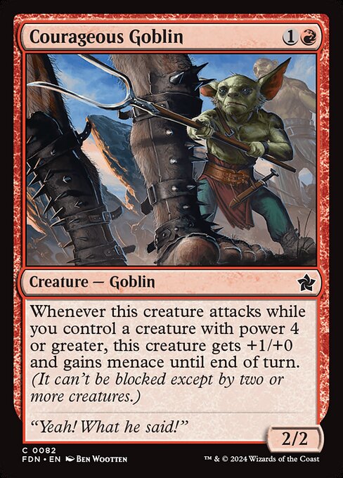 Courageous Goblin - FOIL