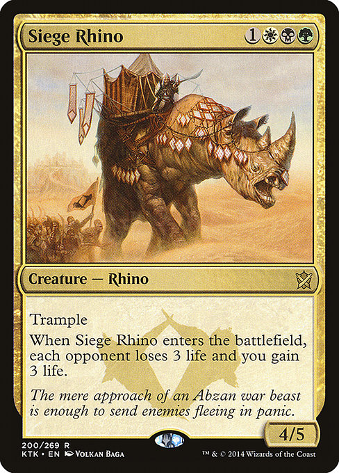 Siege Rhino - FOIL