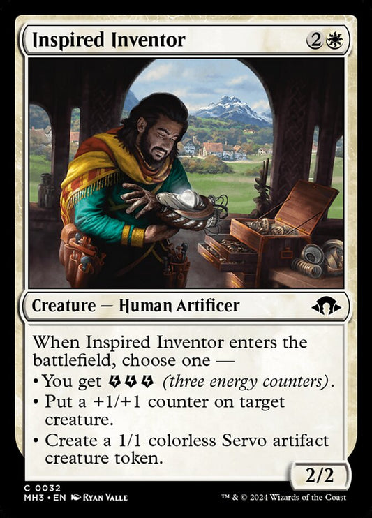 This Is An Image Of The Magic The Gathering Card Inspired Inventor From The Set Modern Horizons 3 - Designed By Artist Ryan Valle