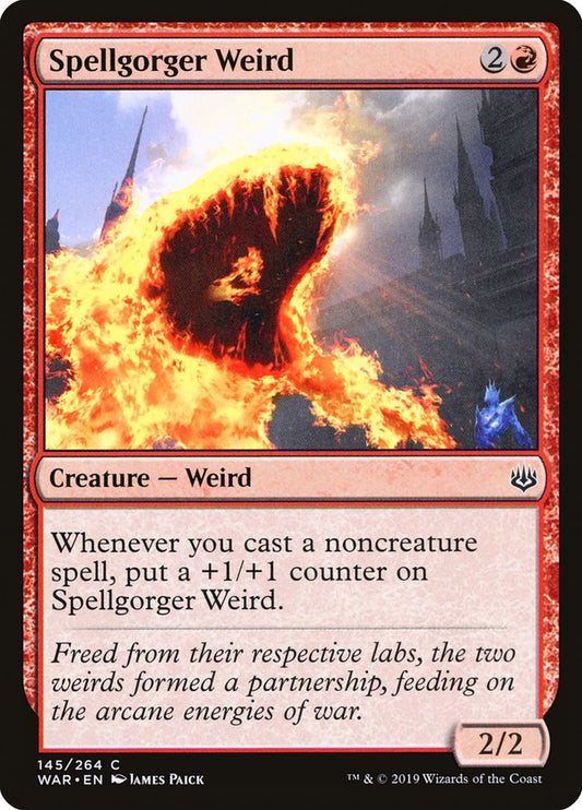 This Is An Image Of The Magic The Gathering Card Spellgorger Weird From The Set Ravnica: Clue Edition - Designed By Artist James Paick