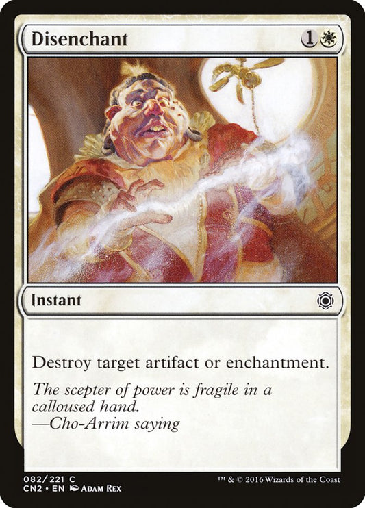 This Is An Image Of The Magic The Gathering Card Disenchant From The Set Foundations - Designed By Artist Richard Kane Ferguson