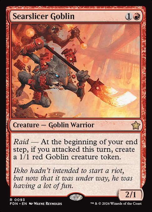 Searslicer Goblin - FOIL