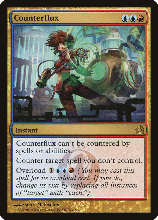 This Is An Image Of The Magic The Gathering Card Counterflux From The Set Commander 2015 - Designed By Artist Scott M. Fischer