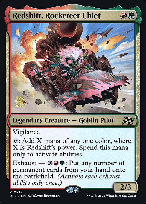 Redshift, Rocketeer Chief - FOIL