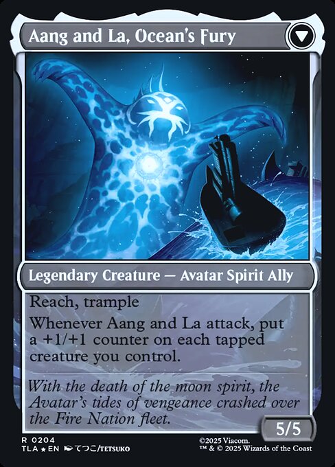 Aang, Swift Savior // Aang and La, Ocean's Fury - FOIL