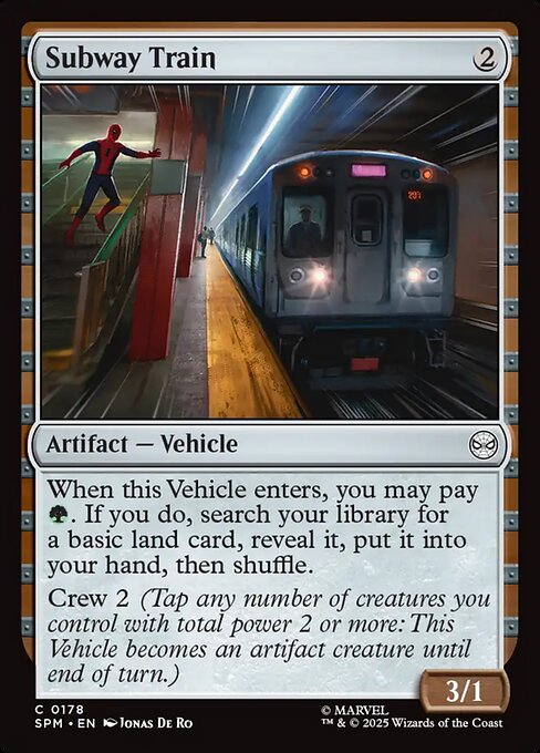 Subway Train - FOIL