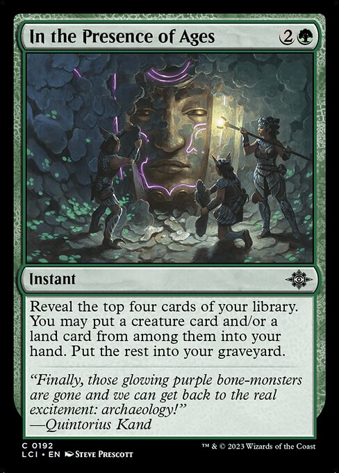 In the Presence of Ages - FOIL