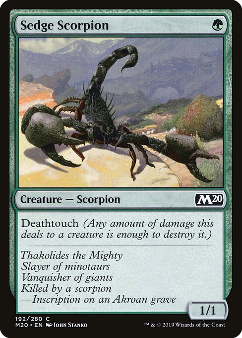 Sedge Scorpion - FOIL