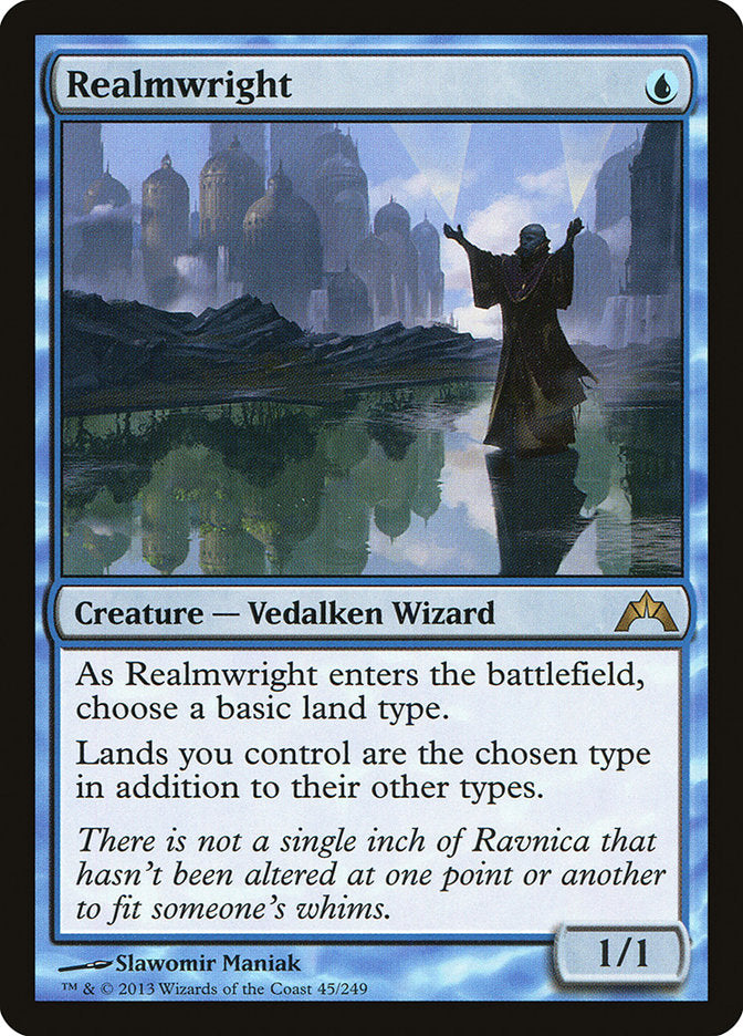 This Is An Image Of The Magic The Gathering Card Realmwright From The Set Gatecrash - Designed By Artist Slawomir Maniak