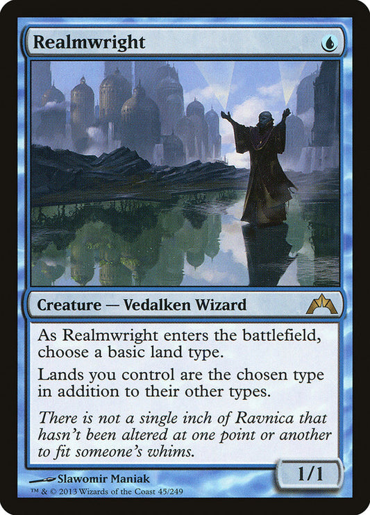 This Is An Image Of The Magic The Gathering Card Realmwright From The Set Gatecrash - Designed By Artist Slawomir Maniak