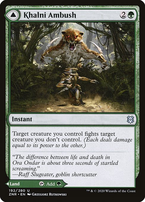 Khalni Ambush // Khalni Territory - FOIL