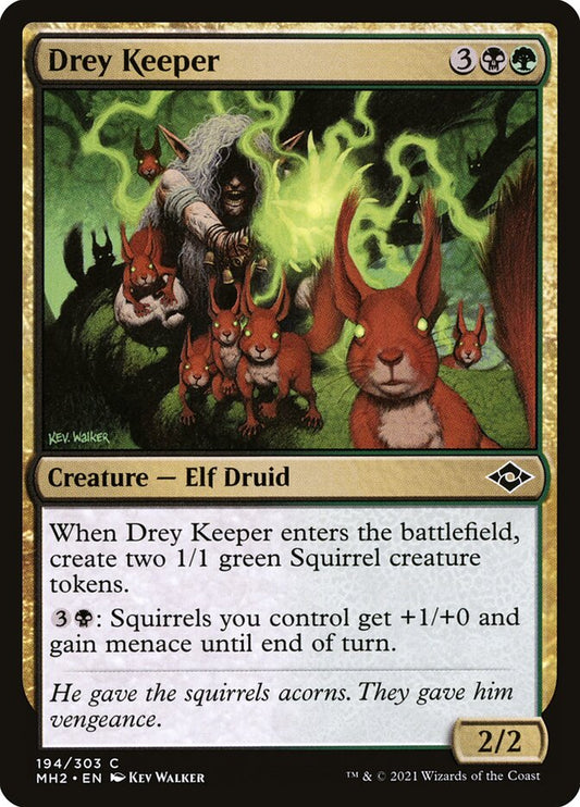 This Is An Image Of The Magic The Gathering Card Drey Keeper From The Set Modern Horizons 2 - Designed By Artist Kev Walker