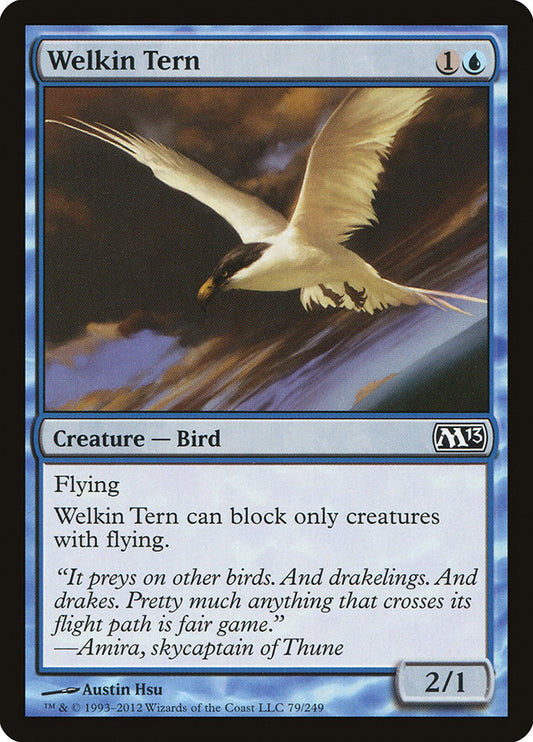 This Is An Image Of The Magic The Gathering Card Welkin Tern From The Set Global Series Jiang Yanggu & Mu Yanling - Designed By Artist Yutaka Li